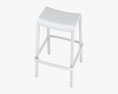 Pedrali Dome Bar stool 3d model