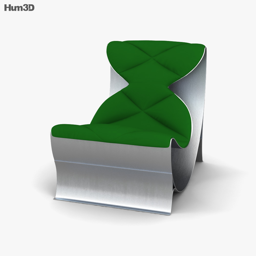 Phillips Maria Pergay Lounge chair 3D модель
