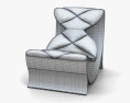 Phillips Maria Pergay Lounge chair Modello 3D
