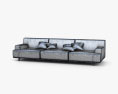 Poliform Tribeca Sofa 3d model