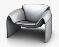 Poliform Le Club Chair 3d model