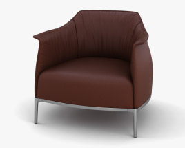 Poltrona Frau Archibald 扶手椅 3D模型