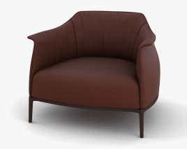 Poltrona Frau Archibald Large 扶手椅 3D模型