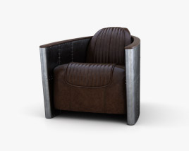 Restoration Hardware Aviator Armchair 3D model