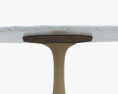 Restoration Hardware Aero Marble Dining table 3d model