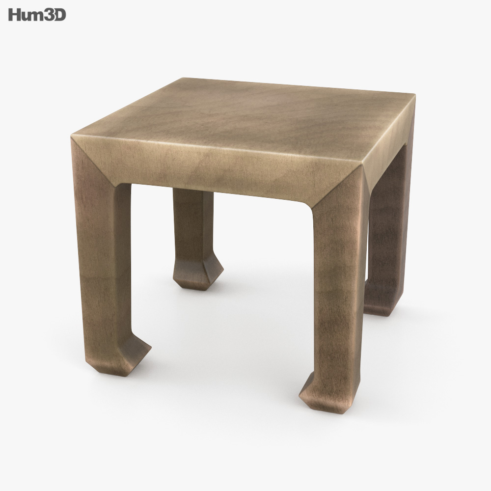 Restoration Hardware 17th C Ming Dynasty Side table 3D model