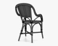 Restoration Hardware St Germain Rattan Обіднє крісло 3D модель