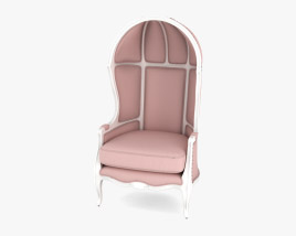 Restoration Hardware Mini Versailles Upholstered Sessel 3D-Modell