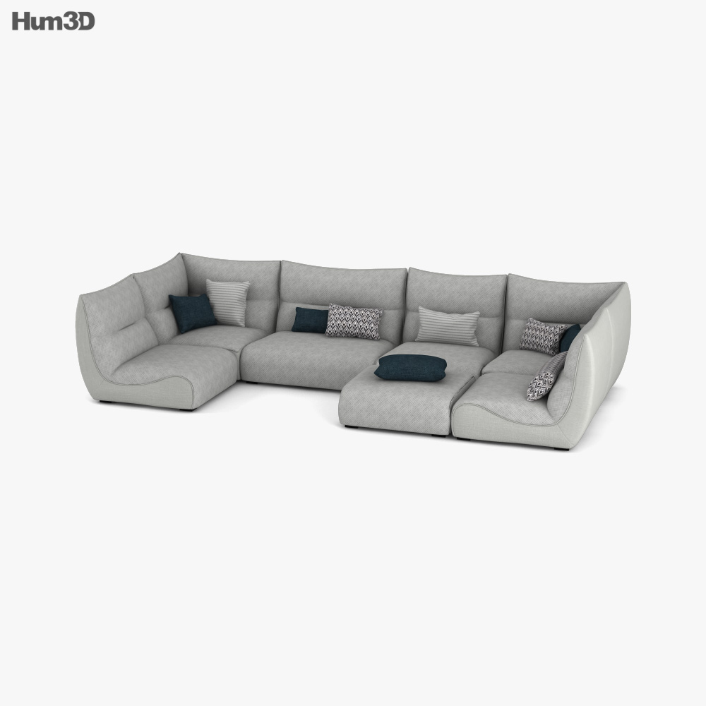 Roche Bobois Temps Calme Sofa 3D model
