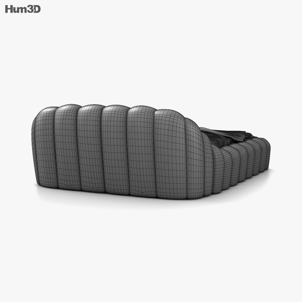 Roche Bobois Bubble Bed 3D model - Furniture on Hum3D