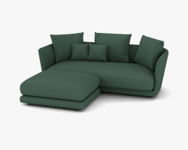 Rolf Benz Tondo Sofa 3D model