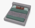 Saba Italia Pixel Bed 3d model