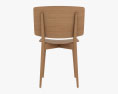 Skandiform Oak Chair 3d model