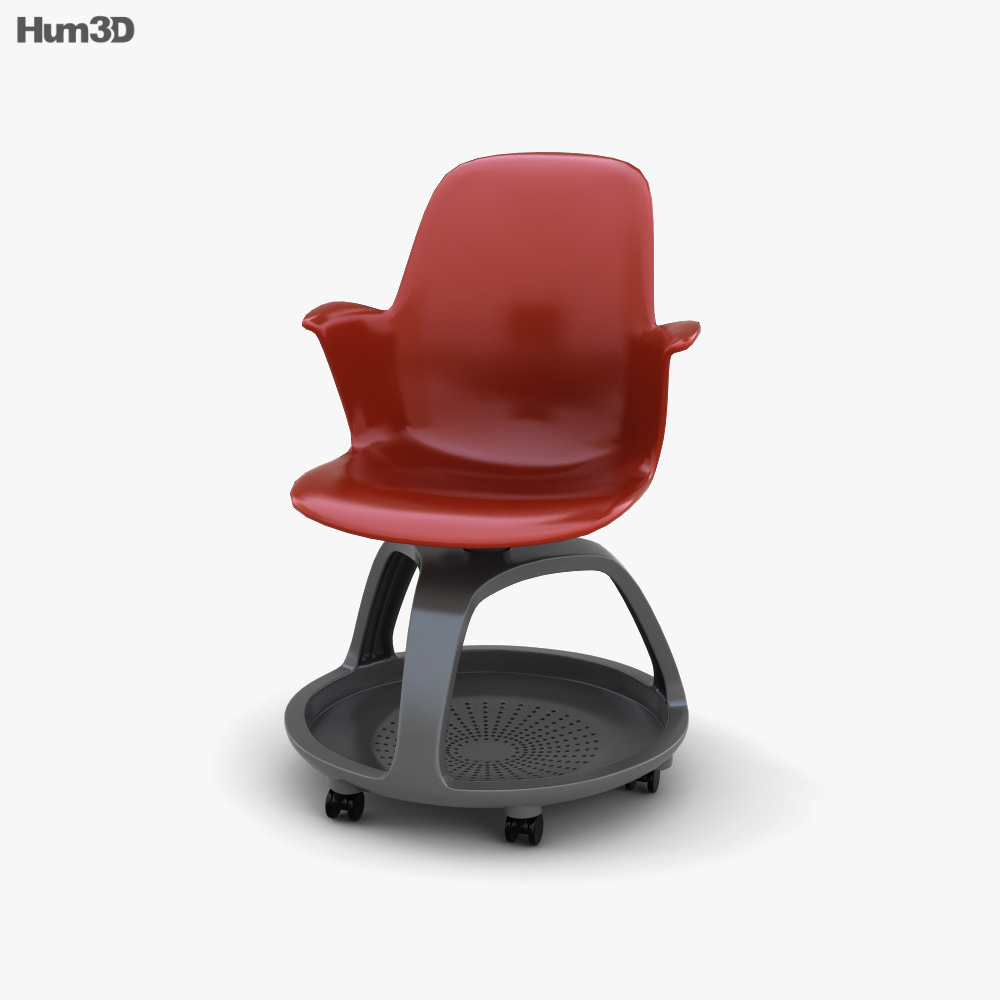 Steelcase Node Cadeira Escolar Modelo 3d