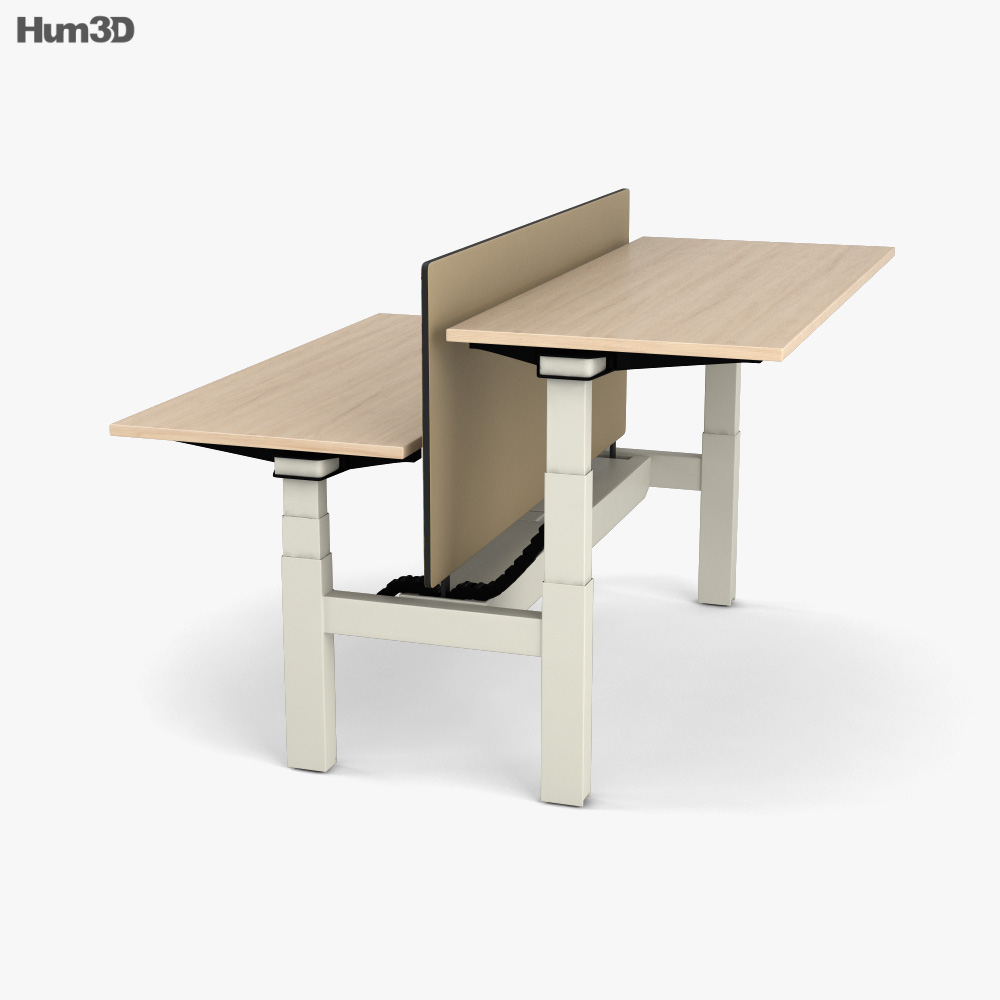 Steelcase Ology Bench Table 3D model