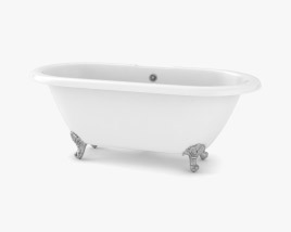 Streamline Clawfoot Bath 3D model