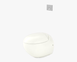 Swiss Madison Plaisir Wall Hung Bowl toilet 3D модель