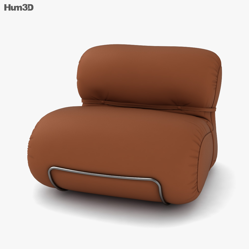 Tacchini Orsola 肘掛け椅子 3Dモデル