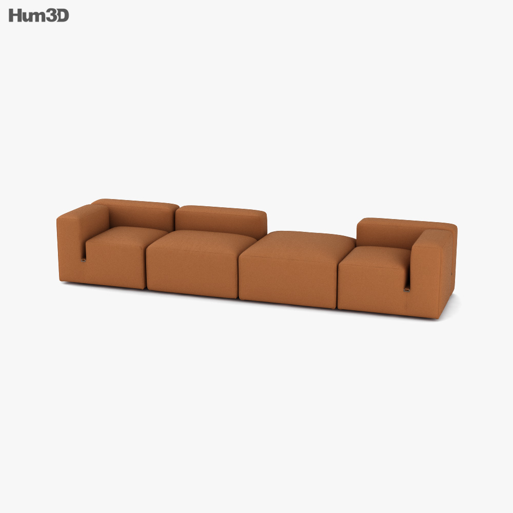 Tacchini Le Mure Sofa 3D model