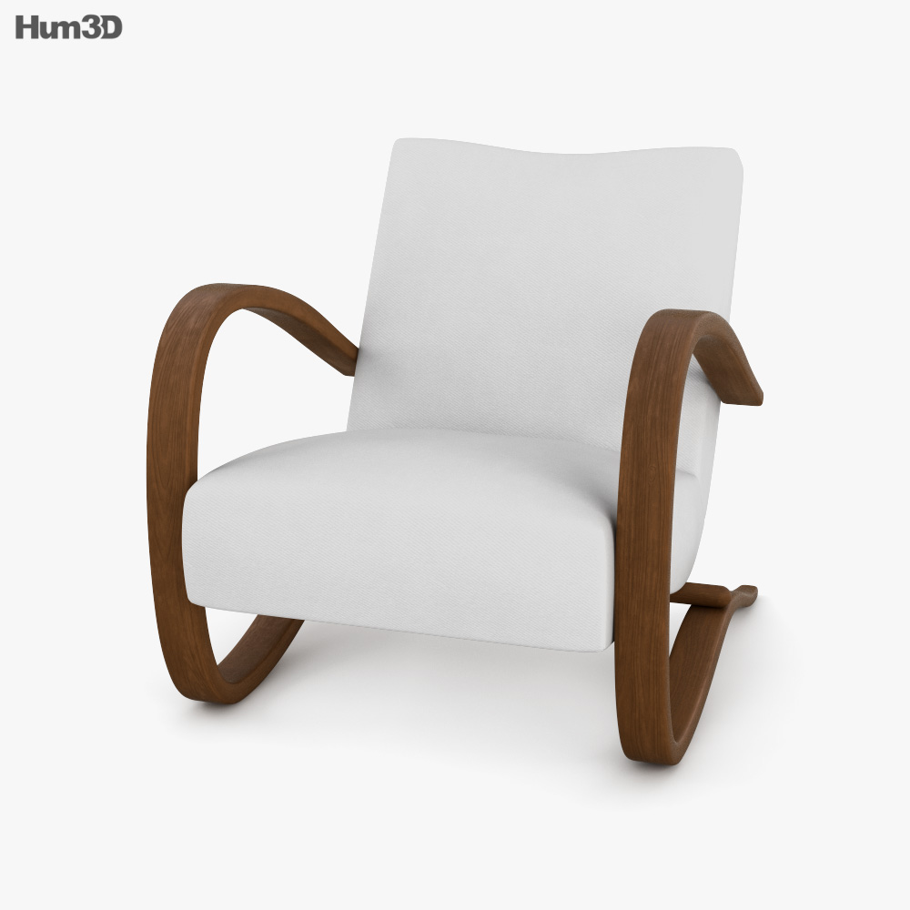 Thonet Art Deco H269 Sessel 3D-Modell