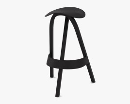 Thonet 404 H Bar stool 3D model