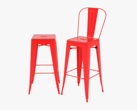 Tolix Bar stool 3D model