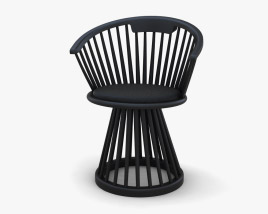 Tom Dixon Fan Обідній стілець 3D модель