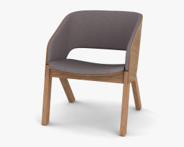 Ton Merano Lounge armchair 3D model
