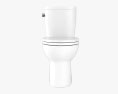 Toto Entrada Close Coupled Elongated Two Piece toilet Modelo 3D
