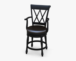 Traditional Swivel Sgabello Modello 3D