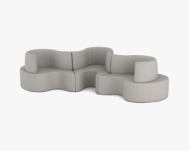 Verpan Cloverleaf Sofa 3D-Modell