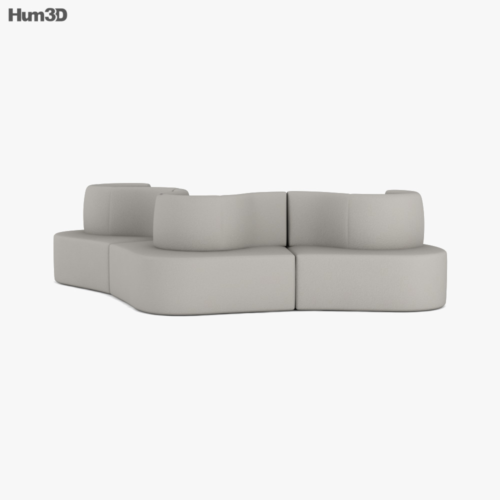Verpan Cloverleaf Sofa 3d model