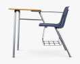 Virco Desk School chair 3d model