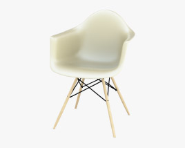 Vitra Eames 塑料扶手椅 3D模型