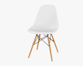 Vitra Eames Plastic DSW Side chair 3D model