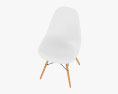 Vitra Eames Plastic DSW サイドチェア 3Dモデル