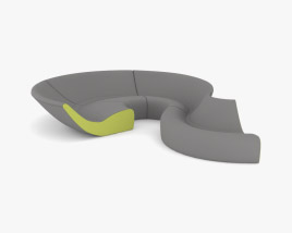 Walter Knoll Circle Sofa 3D model