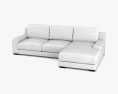 West-Elm Dalton Sectional sofa 3d model
