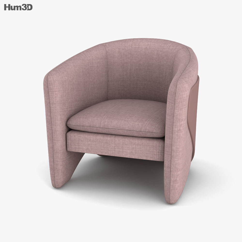 West Elm Thea Chair 3D model