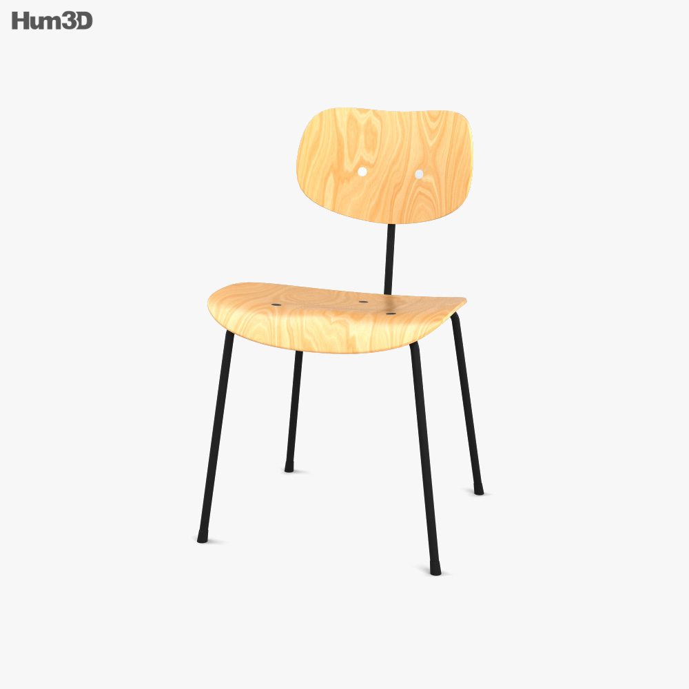 Wilde And Spieth SE 68 Chair 3d model
