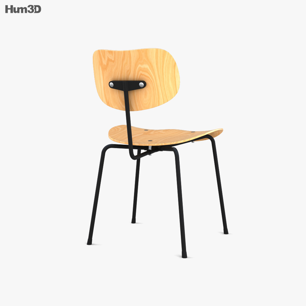Wilde And Spieth SE 68 Chair 3d model