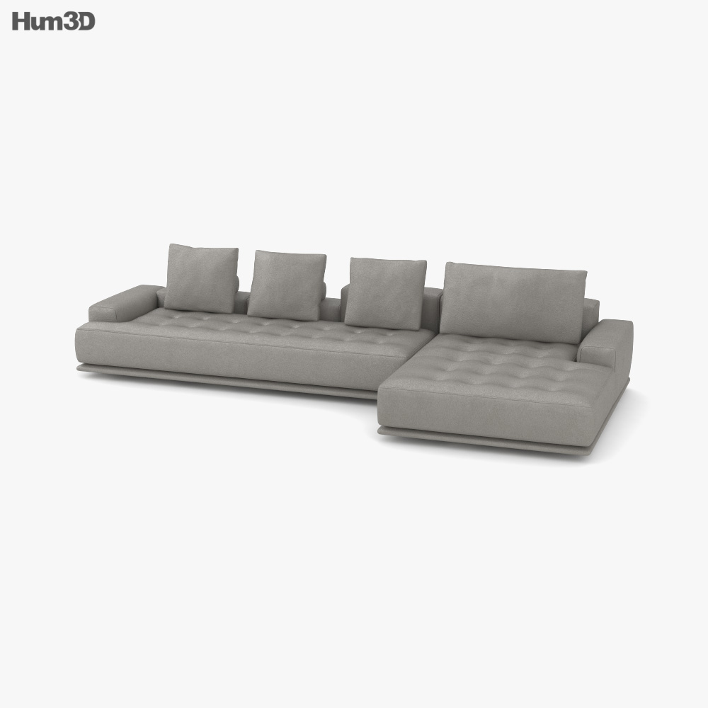 Zanotta Shiki Sofa 3D model
