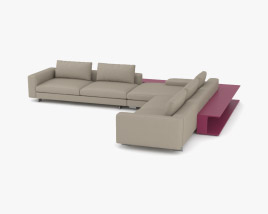 Zanotta Scott Sofa Modèle 3D