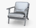 Zin Home Mid-Century Modern Brooks 扶手椅 3D模型