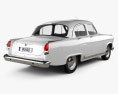 GAZ 21 Volga 1962 Modello 3D vista posteriore