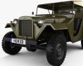 GAZ-67 1943 Military Vehicle 3d model