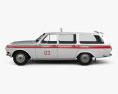 GAZ 24 Volga Ambulance 2022 3d model side view