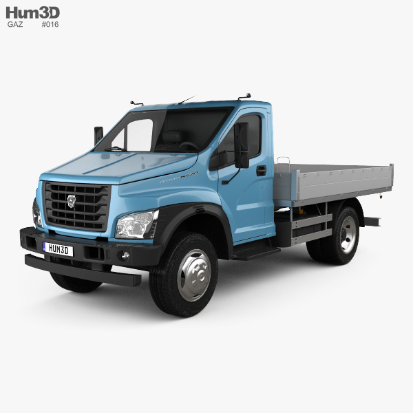 GAZ GAZon NEXT (C41R11) Flatbed Truck 2017 3D model