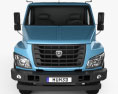 GAZ GAZon NEXT (C41R11) Camión de Plataforma 2014 Modelo 3D vista frontal