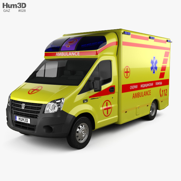 GAZ Gazelle Next Ambulance 2022 3D model
